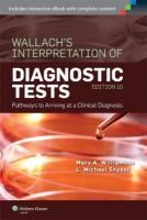 Wallach's interpretation of diagnostic tests: QY90 WAL