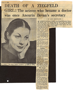 ‘Death of a Ziegfeld girl’, The Daily Mail, 5 Jan 1960. Source: Patricia Highsmith Papers, Swiss Literary Archives.